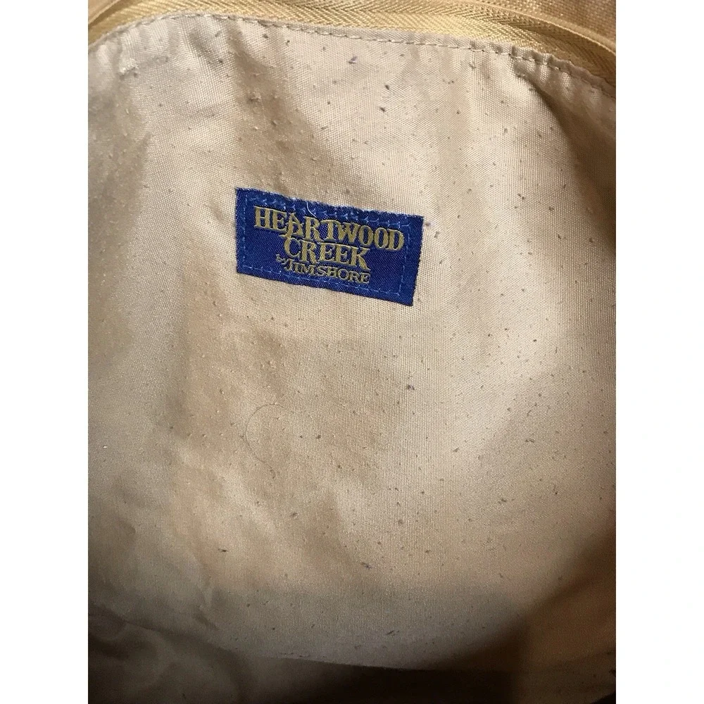 Jim Shore Heartwood Creek 5 Cat Tote‎ Quilted Zippered Inner Pockets